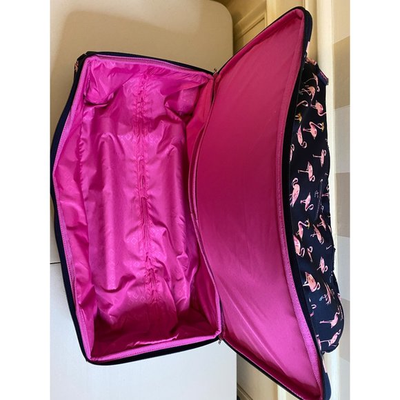VERA BRADLEY Pelican Rolling Duffel Bag Overnight Weekend Carry On Luggage - Picture 4 of 16